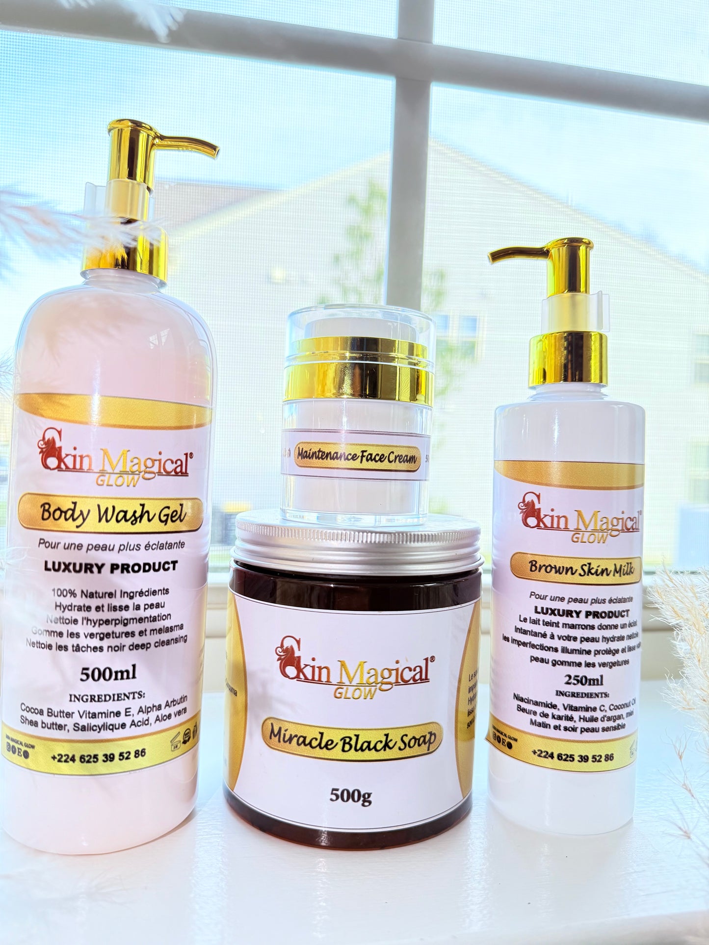 Brown Skin Glow set