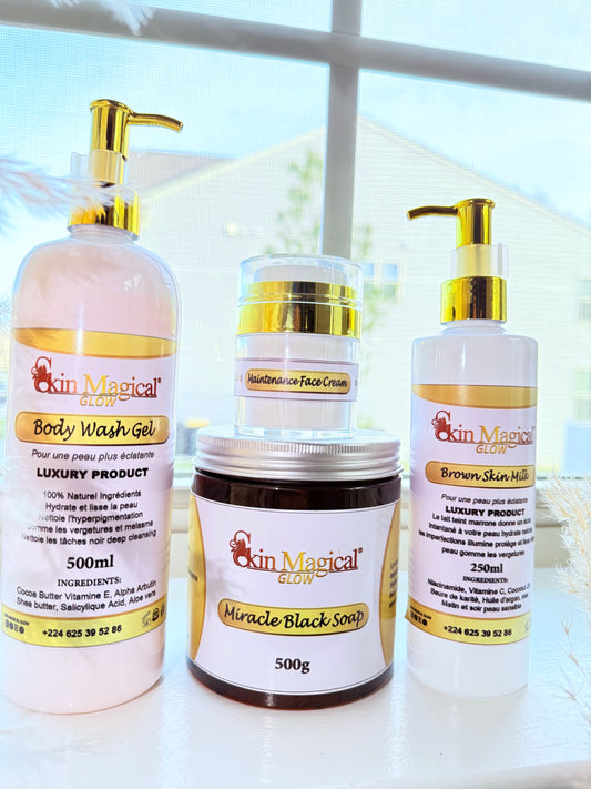 Brown Skin Glow set